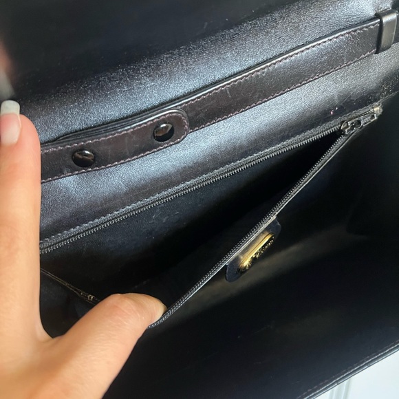 Gucci Black Crocodile Embossed Crossbody Bag - Picture 8 of 16